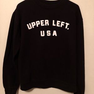 Upper Left U.S.A. Crewneck